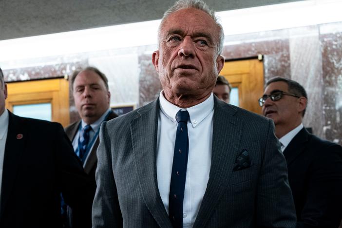 Robert F. Kennedy Jr., on Capitol Hill after meeting with Sen. Bernie Sanders on Jan. 8.