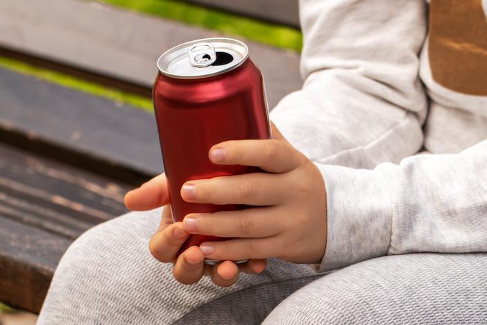 Energy drinks, which have become very popular with kids and adolescents, often contain added sugars and large amounts of caffeine.
