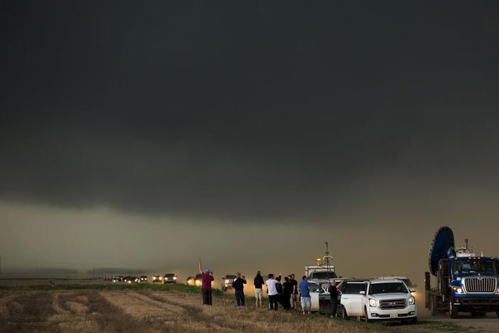 With funding from the National Science Foundation and other government grants, scientists and meteorologists from the Center for Severe Weather Research study a storm in Oklahoma in 2017. They get close to supercell storms and tornadoes to better understand their formation and improve prediction.