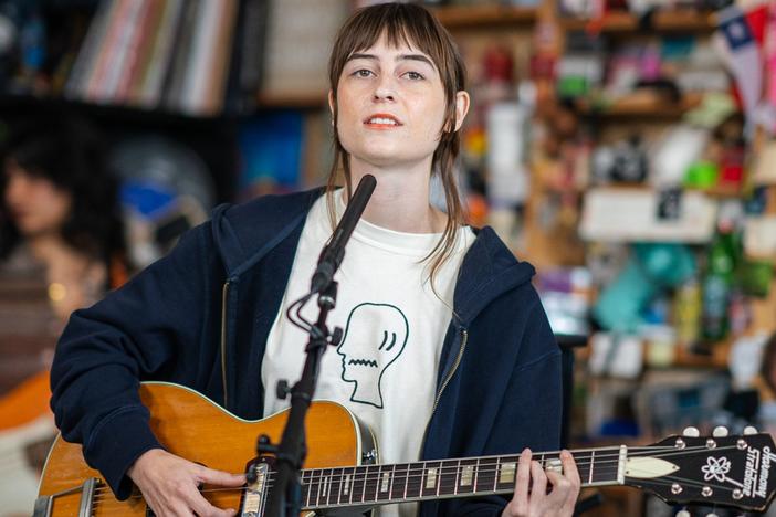 Faye Webster performs a Tiny Desk concert at NPR Music in Washington, D.C.