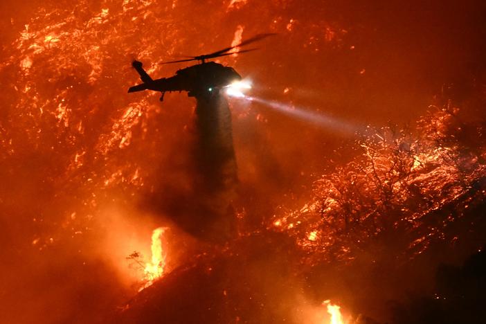 High winds and dry vegetation set the stage for the explosive wildfires in Los Angeles. Scientists are finding that climate change fueled some of the extreme conditions.