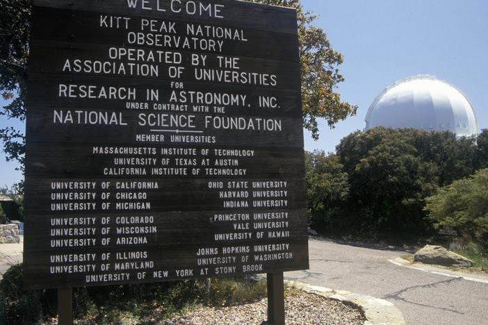 Kitt Peak National Observatory in Tucson, Ariz., is managed by a consortium of universities and the National Science Foundation.