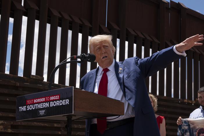 President Trump says fentanyl smuggled into the U.S. is a key reason for imposing tariffs on Canada, China and Mexico. But NPR found that Trump and his team made false statements about the fentanyl crisis. Canada, in particular, plays no meaningful role in America's fentanyl-overdose epidemic.
