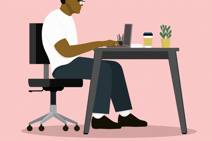 If you can't stop shaking your knee, don't try to stop yourself. "Embrace the fidget," says Katy Bowman, a biomechanist and the author of the book <em>Rethink Your Position</em>. That spontaneous movement can be your body's way of telling you it's time to move.