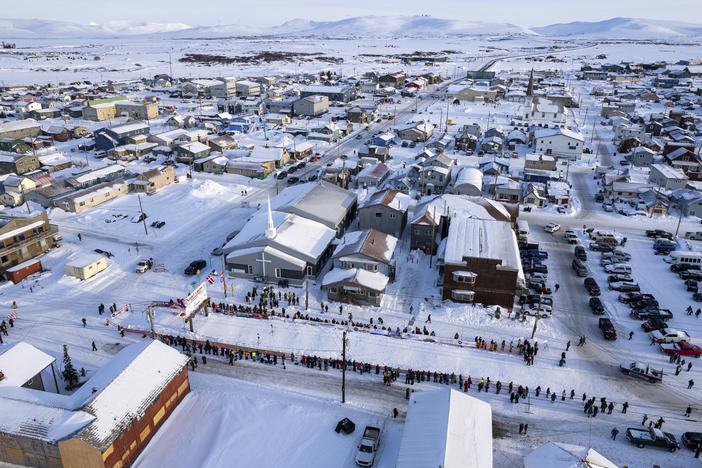The city of Nome, Alaska, shown here in 2023, is where the plane was heading when it went missing.