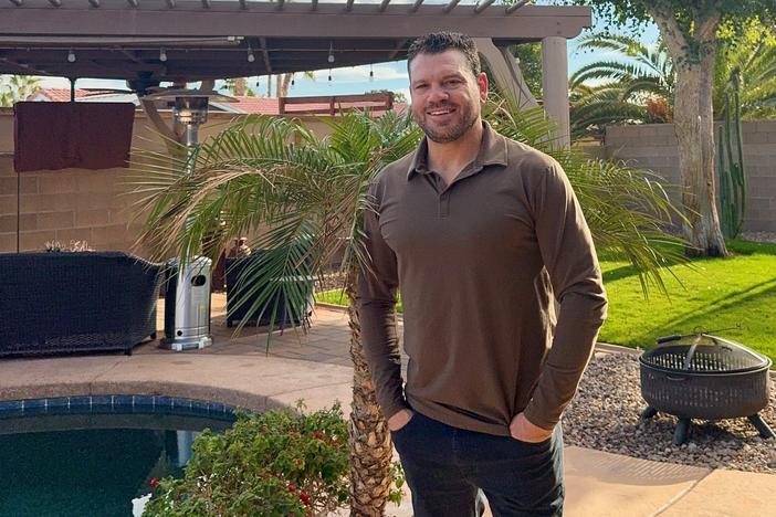 Jordan Holt at his home in Yuma, Arizona.