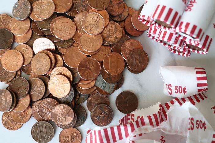 President Trump said he directed the Treasury Department to stop minting new pennies, citing production costs. But it's Congress that authorizes the U.S. Mint's manufacturing of coins.