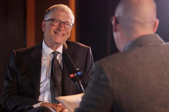 Bill Gates at NPR headquarters in Washington, D.C., February 5, 2025.