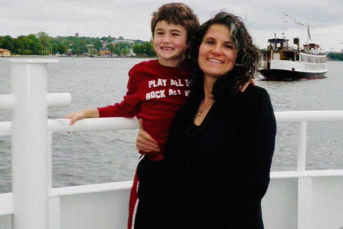 Melissa Barbanell and Calvin in 2011.