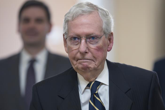 Sen. Mitch McConnell, R-Ky., is a survivor of childhood polio and was the only Senate Republican who opposed Robert F. Kennedy Jr. leading the Department of Health and Human Services.
