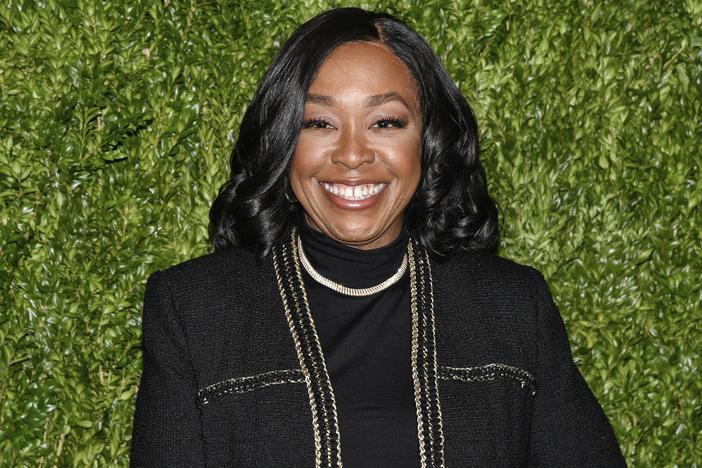 Shonda Rhimes attends the <em>Wicked</em> premiere at the Museum of Modern Art on Nov. 14, 2024, in New York.