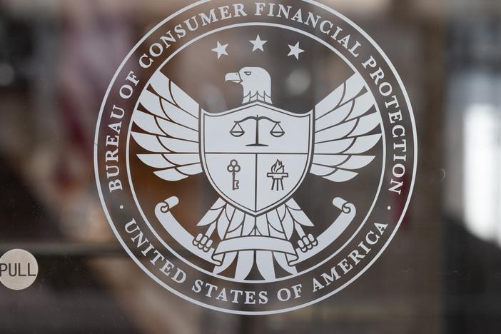 A view of the CFPB headquarters building in Washington, D.C., on Feb. 10, 2025. A judge blocked the agency from laying off more employees after it had terminated more than 100 workers this week.