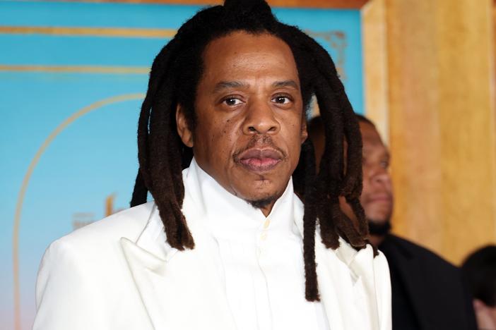 Jay-Z attends the Los Angeles premiere of Sony Pictures' <em>The Book Of Clarence</em> at the Academy Museum of Motion Pictures on Jan. 5, 2024.