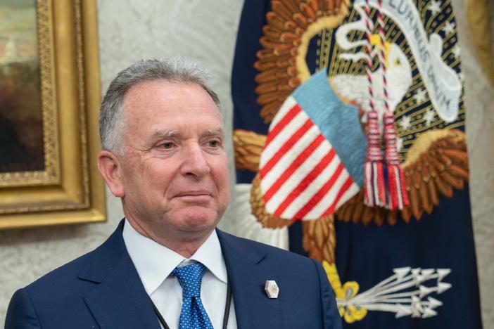 Steve Witkoff, U.S. special envoy to the Middle East, pictured in the Oval Office earlier this month. He has been involved in negotiations over the Israel-Hamas war and Russian-Ukraine war.