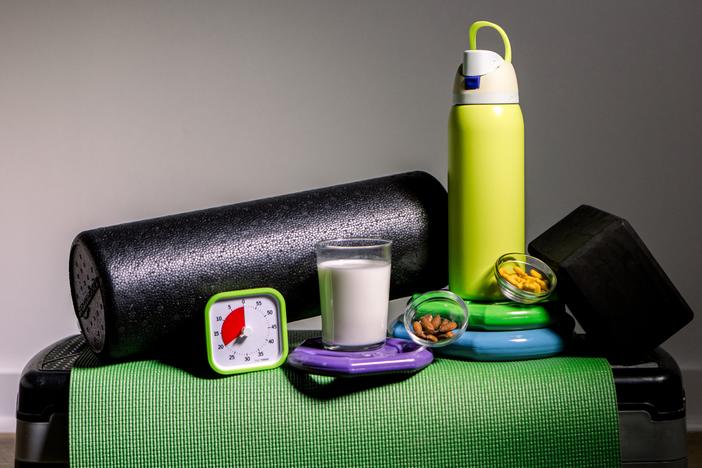 Take your cooldown as seriously as you take your workout. One study showed that those who spent 20 minutes foam rolling after a workout and then again a few days later had better performance and less pain than those who skipped it. Make sure to replenish yourself with protein — and carb-rich snacks.<br>