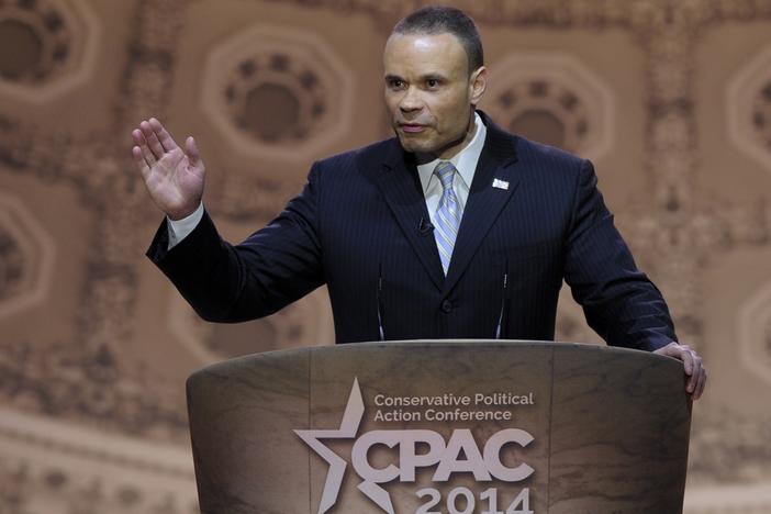Conservative commentator Dan Bongino speaks at the Conservative Political Action Committee annual conference in National Harbor, Md., on March 6, 2014.