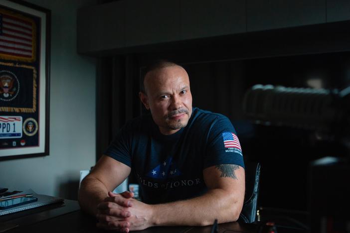Dan Bongino, pictured in 2021, has been chosen for the role as FBI deputy director in the second Trump administration.