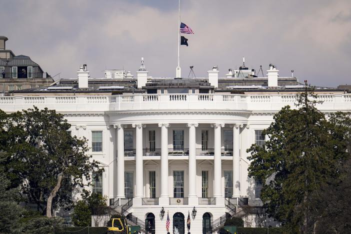 The White House is seen on Jan. 20, 2025, in Washington.