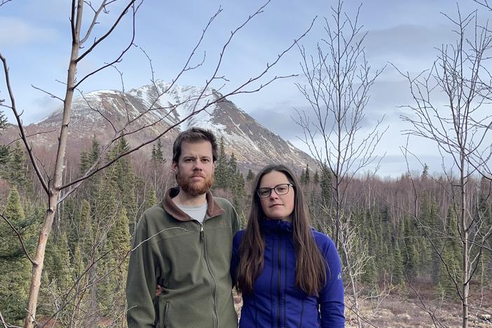 Eileen and James Kramer in Alaska's Lake Clark National Park where they've worked for about the past decade. After getting promotions, they were both suddenly fired by the Trump administration earlier this month.