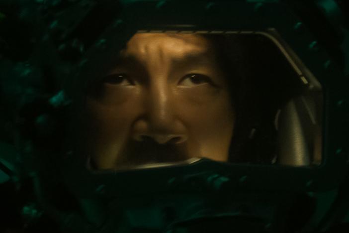 Simu Liu stars as saturation diver Dave Yuasa in <em>Last Breath, </em>trying to rescue his stranded teammate.