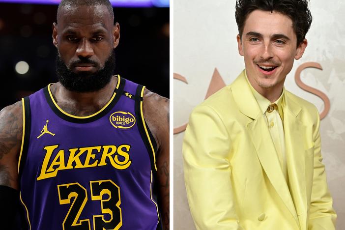 From left: British royalty, NBA royalty, Hollywood royalty.