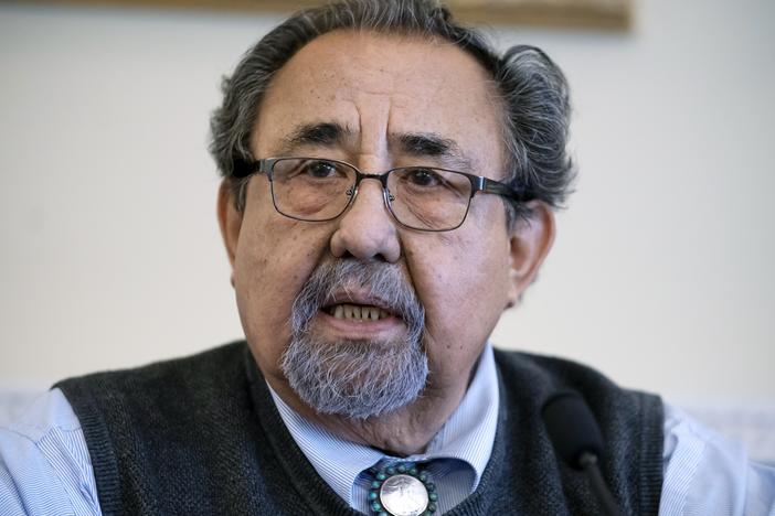 House Natural Resources Committee Chairman Raul Grijalva, D-Ariz., speaks at the Capitol in Washington, D.C., March 28, 2022.