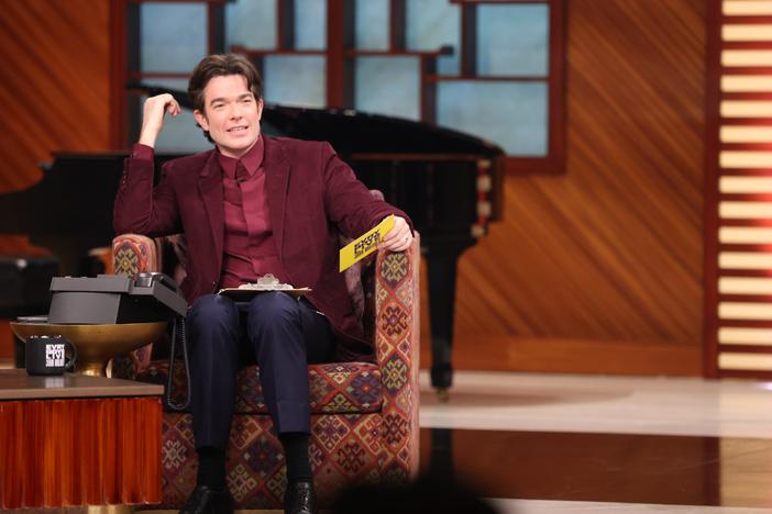 John Mulaney hosts <em>Everybody's Live with John Mulaney</em> on Wednesday night. The program runs on Wednesdays starting at 10 p.m. Eastern for 11 more weeks.