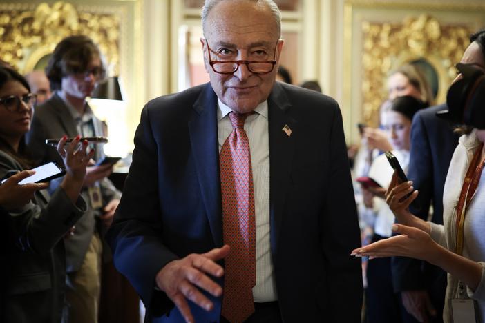 A six-month spending bill advanced in the Senate after Democrats split on the bill. Senate Minority Leader Chuck Shumer, D-NY, announced Thursday that he would back the bill, creating an opportunity for others to follow and vote to avoid a shutdown, despite their own misgivings about the bill.