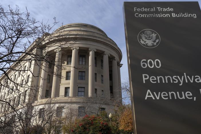 The Federal Trade Commission building is seen in Washington, D.C.