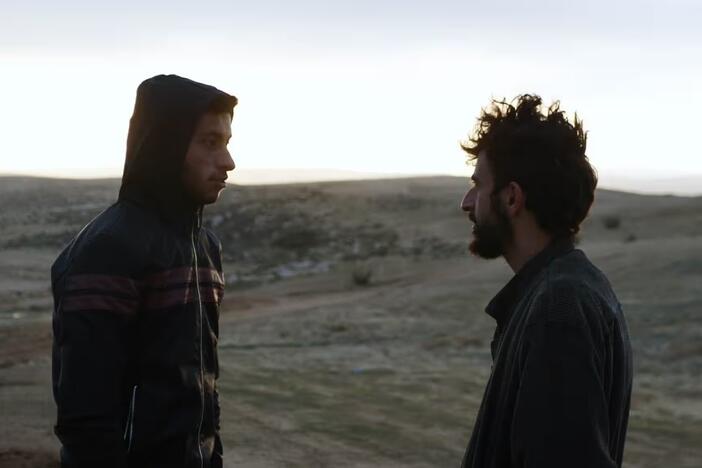 "No Other Land" tells the story of a Palestinian town in the West Bank that was bulldozed by the Israeli government for use as a military training zone.