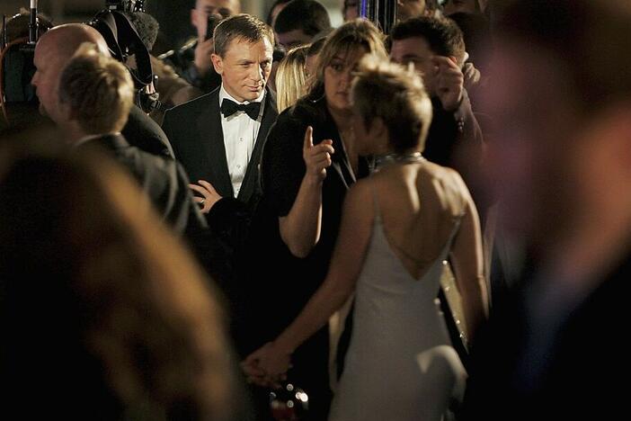 Daniel Craig at the world premiere of the <em>Casino Royale</em> in 2006 in London. Craig was the last actor to portray the famous spy.
