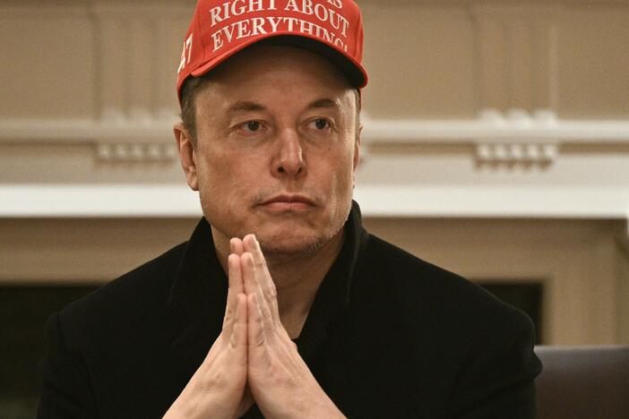 Elon Musk at a meeting in the Cabinet Room of the White House on March 24, 2025, in Washington, D.C.