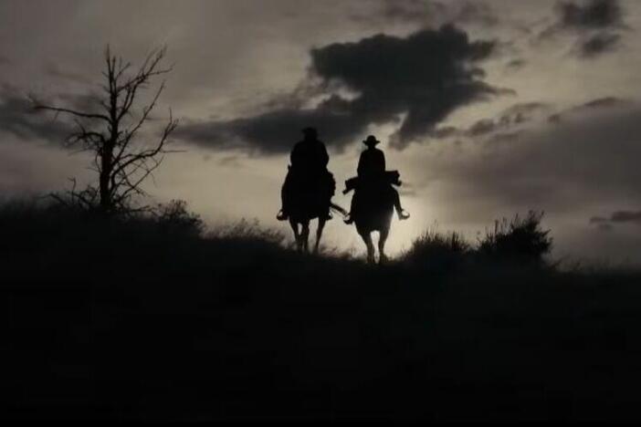 A screenshot from the trailer for <em>Rust</em>, which dropped on Wednesday.