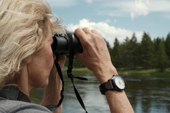 Cynthia Meachum, above, is a searcher who became close with Forrest Fenn, the man who hid the treasure. <em>Gold & Greed: The Hunt for Fenn's Treasure </em>is a new Netflix docuseries that<em> </em>chronicles the search.