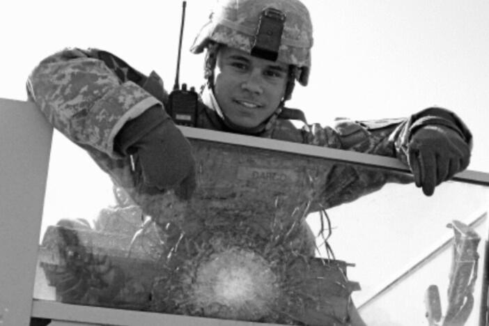 Jose Barco in Iraq in 2007.