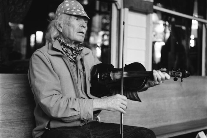 Thought he spent time around the folk revival scene of the 1960s, Michael Hurley quickly cut a unique path for his career, with an extremely independent approach to recording and releasing music.