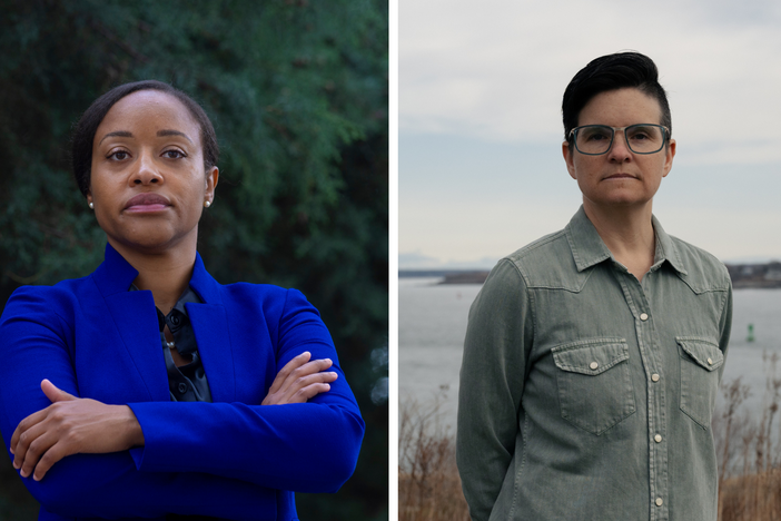 Sherrell Pyatt (left) and Mahri Stainnak were removed from their federal government positions soon after President Trump signed two executive orders ending diversity, equity, inclusion and accessibility (DEIA) efforts in the federal government. That's despite the fact that they were not working in DEIA offices at the time of their dismissals.