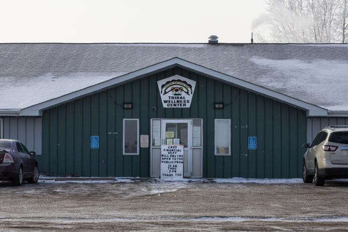 The Cheyenne River Sioux Tribal Wellness Center is an Indian Health Service facility in Eagle Butte, South Dakota. This picture was taken in 2021, when the area was hard hit by the COVID-19 pandemic.