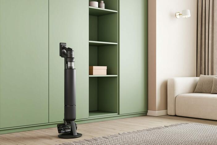 Samsung's Bespoke Jet AI Ultra 2025 includes abilities to get alerts for incoming calls and texts. It's one of many home appliances embracing AI features.