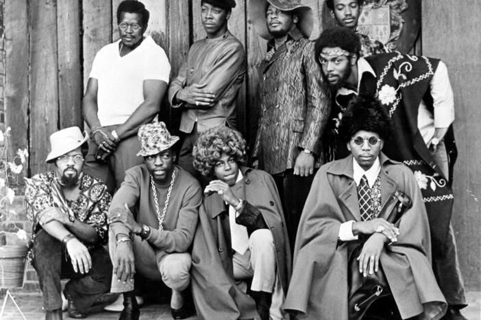 Members of the Parliament-Funkadelic collective in 1970.