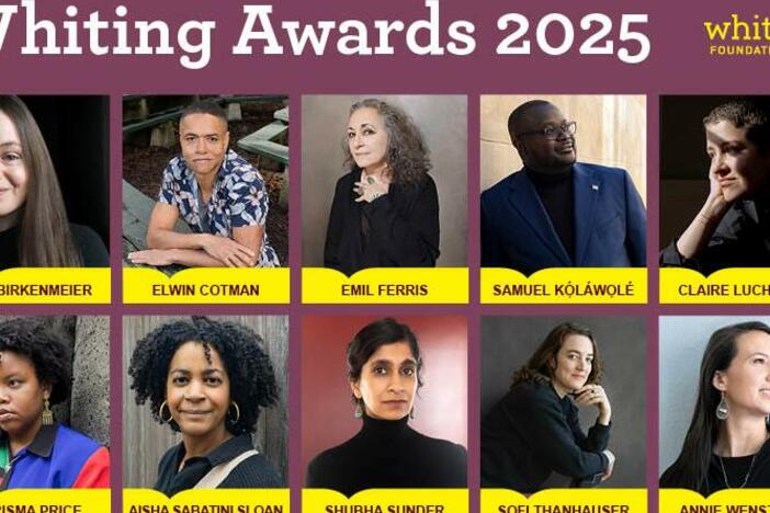Winners of the 2025 Whiting Awards