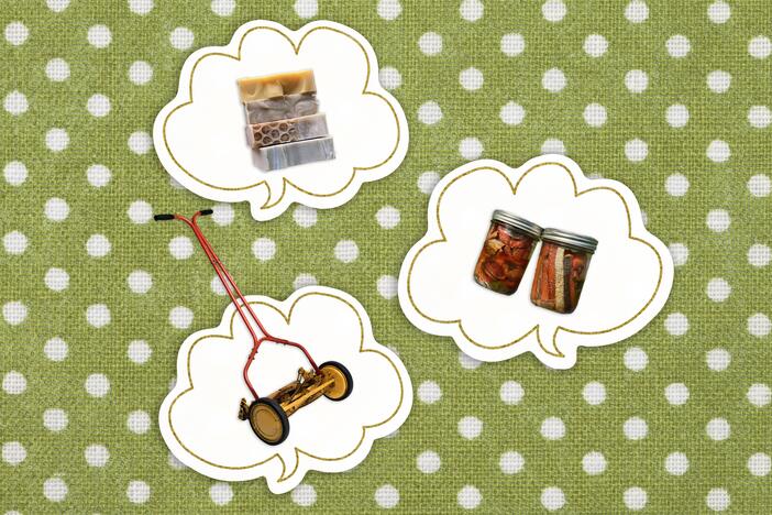 From soap to canned smoked salmon to lawn work, bartering can help you get what you need without using cash.
