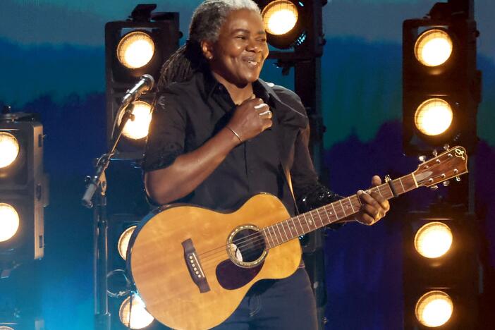 Tracy Chapman performs during the 66th Grammy Awards on Feb. 4, 2024 in Los Angeles.