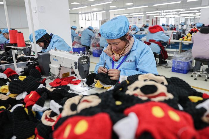 China's economic growth in the first three months was driven in part by strong industrial activity and exports.