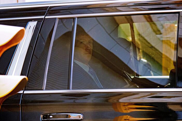 Facebook CEO Mark Zuckerberg departs E. Barrett Prettyman United States Court House on April 14, 2025 in Washington, DC. The U.S. Federal Trade Commission has begun an antitrust trial against Meta over the company's acquisitions of Instagram and WhatsApp and allegations that the company holds a monopoly over the social networking market.