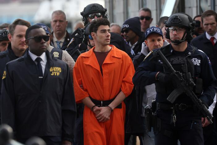 Luigi Mangione, suspect in the killing of UnitedHealthcare CEO Brian Thompson, was indicted on four federal counts. In December, he was escorted by members of the NYPD following his extradition to New York.