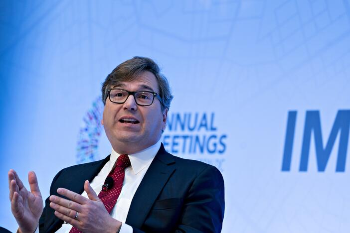 Jason Furman, professor at Harvard Kennedy School, speaks at a panel discussion during the annual meetings of the International Monetary Fund and World Bank Group in Washington, D.C., U.S., on Wednesday, Oct. 16, 2019.