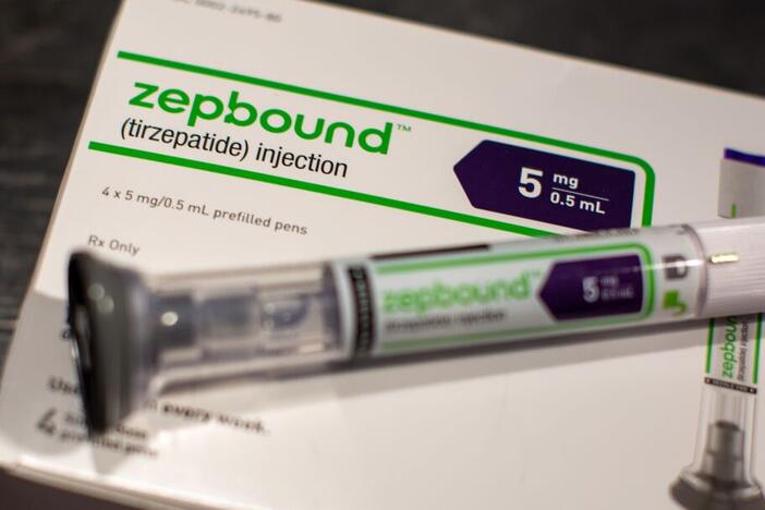 An Eli Lilly & Co. Zepbound injection pen.