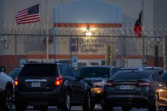The Bluebonnet Detention Center is shown on Thursday in Anson, Texas