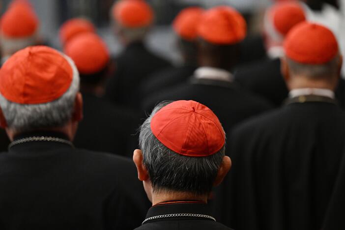 Cardinals mourn Pope Francis in Rome over the weekend.